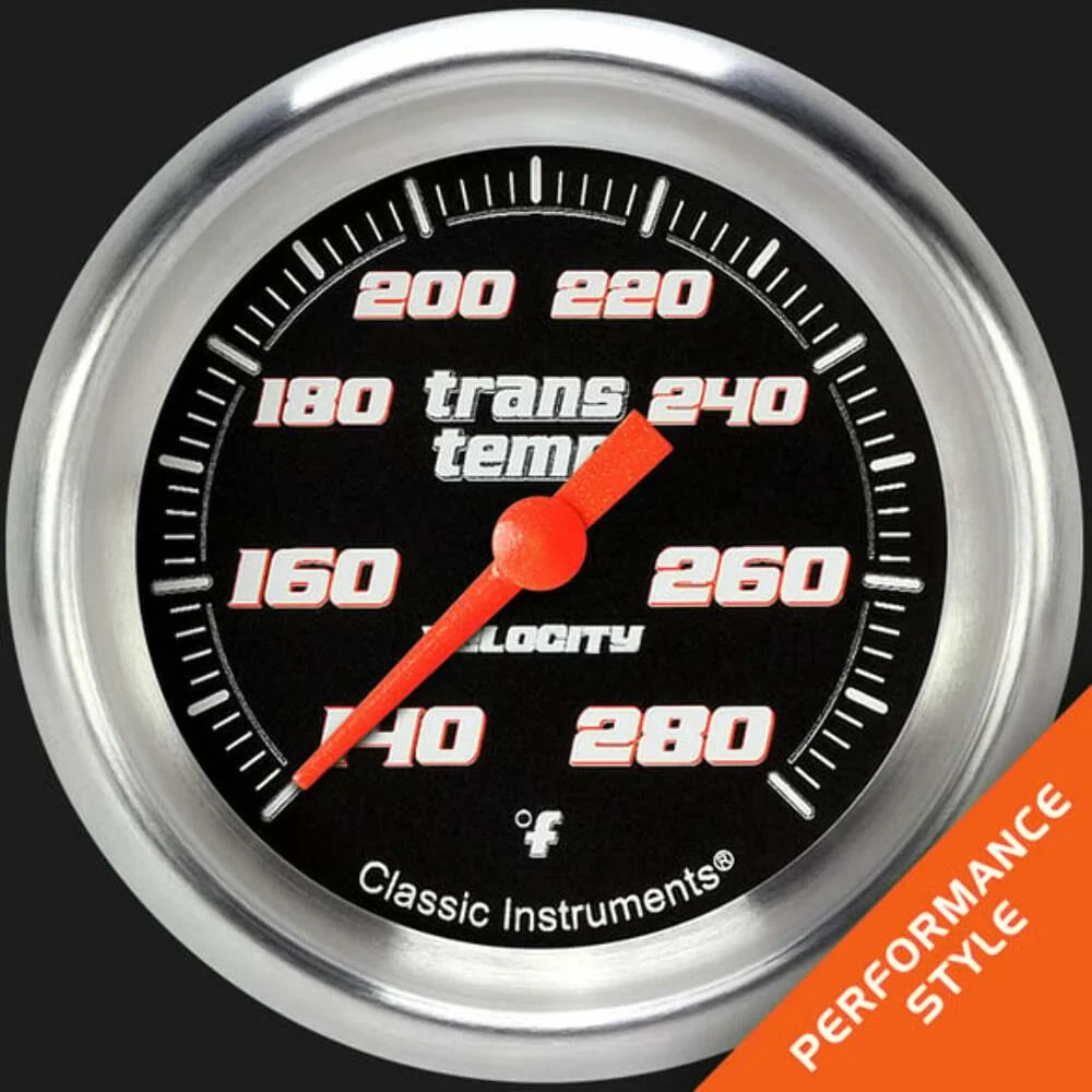 Velocity Black 2 5_8_ Transmission Temperature Gauge VS327BAPF